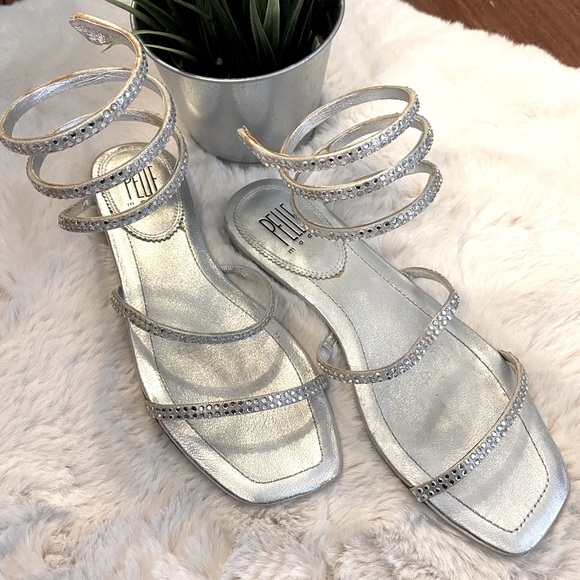 Leather Slip On Sandals - Picture 3 of 12